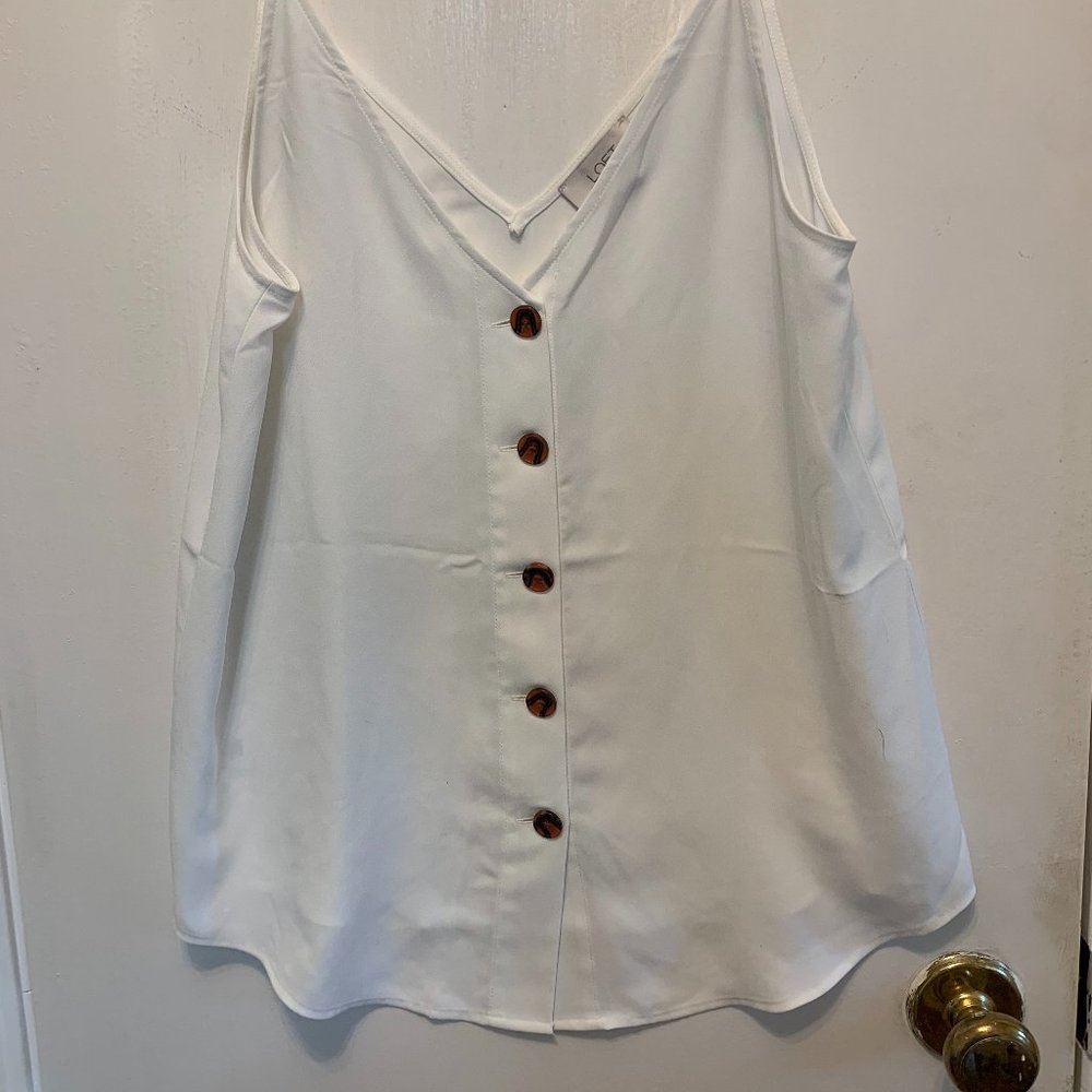 LOFT - Button-up Tank Blouse - XS - Picture 2 of 3